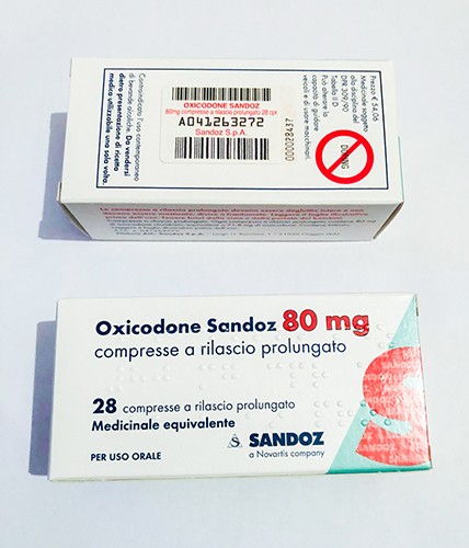 Oxycodone 80 mg by Sandoz