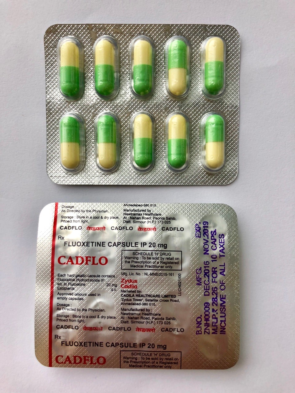 Fluox (Fluoxetine / Lovan) 20 mg
