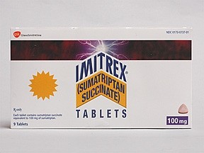 Imitrex générique (sumatriptan) 100 mg