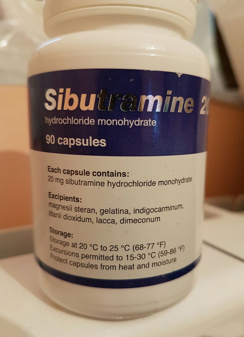 Reductil Générique (Meridia, Ectivia) 20 mg - packing 90 pills