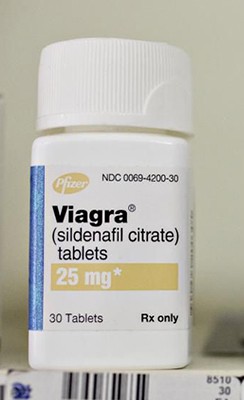 Brand Viagra 25 mg - bottle of 30 pills D