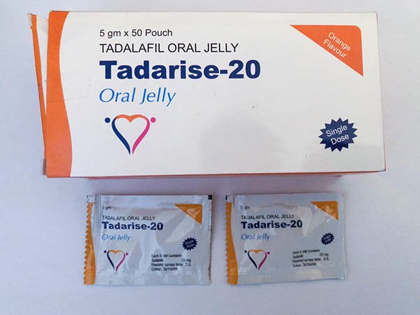 Tadalafil 20 mg-tira de jalea (disolución oral)
