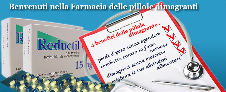 Farmacia online Italia. Acquista Reductil, Meridia Farmacia online Italia. Acquista Reductil, Meridia